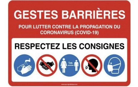 Nouveau protocole COVID19 appliqué par l'US Gières