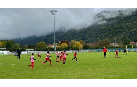 Retour en image du plateau U8/U9 du 10/10/20 à Gières
